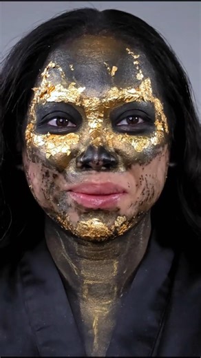 removing SFX makeup with added ASMR sounds #sfxmakeup #asmrmakeup