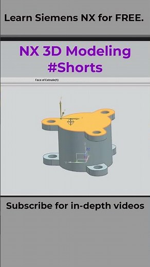 Siemens NX 3D Modelling #Shorts