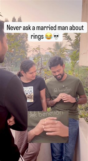 Never ask a married man about rings 😂💀 | #shorts #comedy