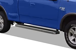 APS Premium 6in 304 Stainless Steel Running Boards Compatible with Ford F150 F250 Light Duty Super Cab 99-03