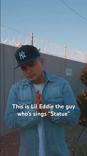 This is Lil Eddie. The guy who’s sings “Statue” most ppl never know what I looked like lol 😂