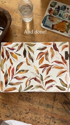 Sarah Cray on Instagram: "Just a little idea if you need help putting paint to paper! Honestly the beautiful colors to most of the work for us 😍"