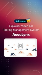 SaaS Explainer Video For AccuLynx. #softwareasaservice #digitalmarketing #contentmarketing #videoproductioncompany | What a Story
