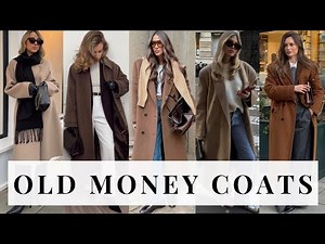 7 elegant old money coats for FALL 2025 — look expensive and classy