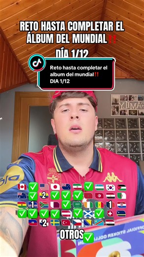 MODIFICACIÓN EN EL RETO HASTA COMPLETAR EL ALBUM DEL MUNDIAL‼️
