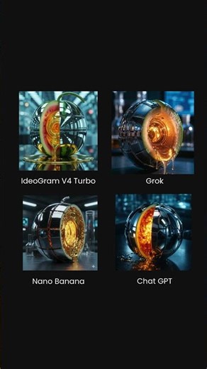 same prompt, 4 different AI tools