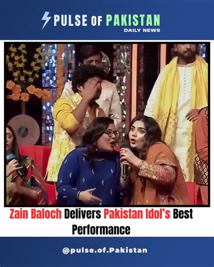 PULSE OF PAKISTAN🇵🇰 on Instagram: "Zain Baloch delivered a standout performance on Pakistan Idol by singing a classic Jawad Ahmed song, which many viewers and fans are calling the best performance of the season so far. His powerful vocals, emotional depth, and confident stage presence impressed the judges and sparked massive praise on social media. The performance is being seen as a turning point in his Pakistan Idol journey, strengthening his position as a strong contender for the Pakistan id