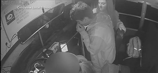 Brother-Sister Spring into Action to Help Save Their School Bus Driver from Medical Emergency