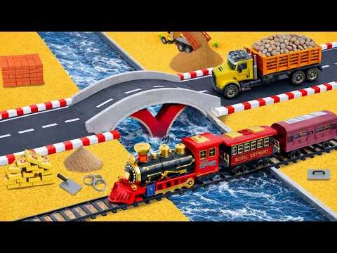 DIY Construction Science Project - Build a Strong Arch Bridge for Train Crossing over River