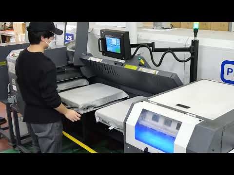 ガーメントプリンター用 自動前処理機「PRETREATmaker LINE」