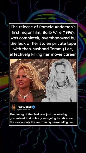 The release of Pamela Anderson's first major film, Barb Wire 1996, was completely overshadowed by th