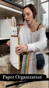 31K views · 364 reactions | Here’s another oldie but goodie. Quite a few paper cuts and many minutes later... my paper is organized by color and aesthetically pleasing 浪 to shop the containers- they’re on my LTK or comment or check the comments 珞 #organization #aesthetic #craftersgonnacraft #minnesotagirl | Small Town Me | Facebook