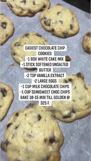 Fácil receta de galletas con chispas de chocolate