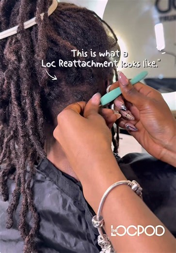 Lost a loc? Don’t panic Loc reattachments are designed to restore your length and maintain the health of your locs, without starting over. Precision, strength, and a natural finish 🌿 . . @theloc_pod . . Book under – Small Retwist Add one - Loc Repair / Reattachment . . #TheLocPod #Locs #LocReattachment #LondonLoctician #UkLoctician #HealthyLocs #LocMaintenance