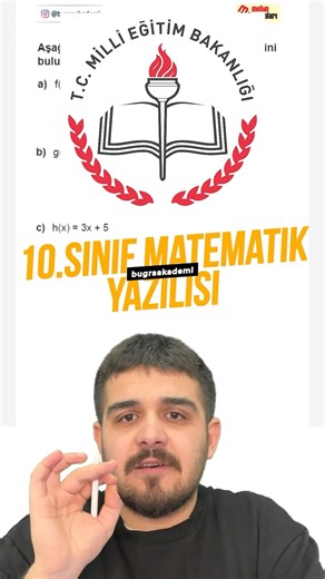 10th Grade Mathematics Common Written Exam Question #bugraakademi #10thgrade #meb #commonwrittene...