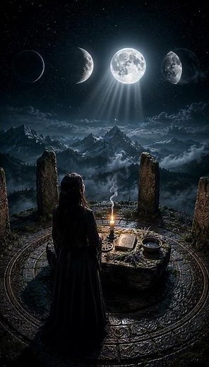 🌕 **LAS FASES DE LA LUNA** 🕯️