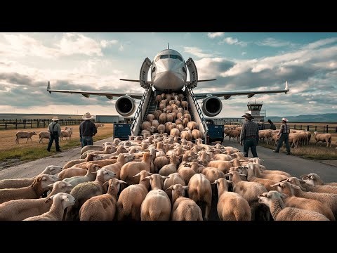 Sheep Farm - How Millions of Tons of Sheeps Are Harvested & Processed | Advanced Agriculture