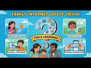 INTERNET SAFETY TRIVIA! 🛡️💻 Kids & Parents Cyber Security Quiz | Stay Safe Online