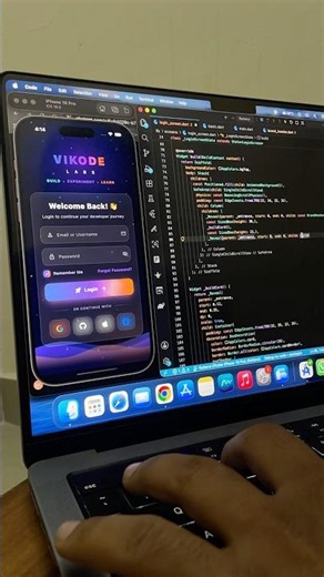 Animated Login Screen using Flutter #codingbat #ai #tech #correctcoding #correctcoding #coding