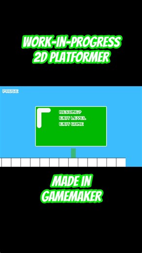 2D Platformer Update - 4-13-2026 #update #gamedev #indiegame #indiegamedev #gamemaker #california
