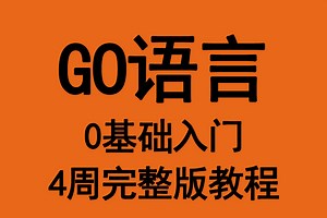 GO语言零基础入门，4周完整版教程，小白都能学的会的好课
