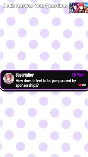 Yuri's Best Moments 3🔪(DDLC Voiced Animation) #ddlc #ddlcedit #ddlcyuri #yuriddlc #shorts