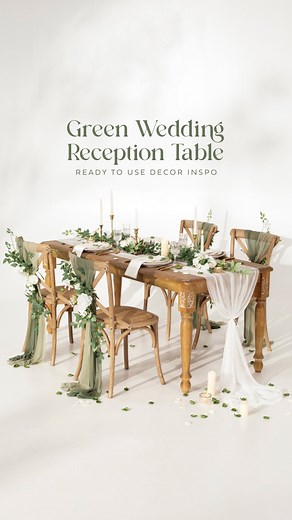 1.9K views · 109 reactions | Creating your dream wedding table is easier than you think! With our ready to use decor and florals, the Old Money aesthetic is as simple as setting it up! Plus, explore the rest of our wedding curations to inspire your full wedding look ✨ #lingmoment #oldmoneywedding #easydecor #diywedding #chairdecor #weddingreception #weddingdiydecor | Ling's moment | Facebook
