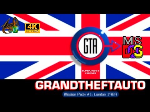 Grand Theft Auto London 1969 MS DOS Superando 3 Misiones 2 (Especial Año Nuevo) (Magic Dosbox)