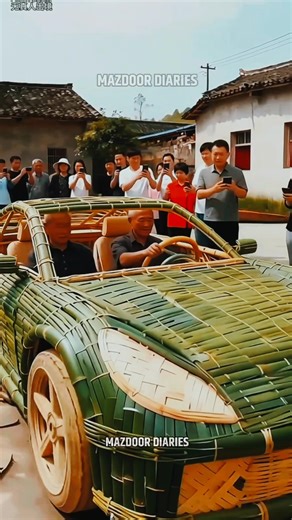 Man Builds a Car From Bamboo | The Most Incredible Handmade Vehicle