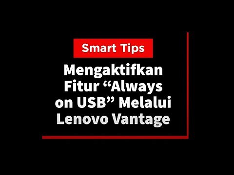 Lenovo Smart Tips - Always on USB