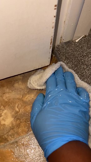 5.2K views · 42 reactions | Client home: With bathrooms mostly is when I make the choice to hand mop  I can see a lot more detail that way  I used one capful of mr clean summer citrus and a Terry towel  These floors look great ! #handmopped #cleaningfloors #cleaningmotovation #bathroomfloors #cleaningtips | KeeksCleaning | Facebook