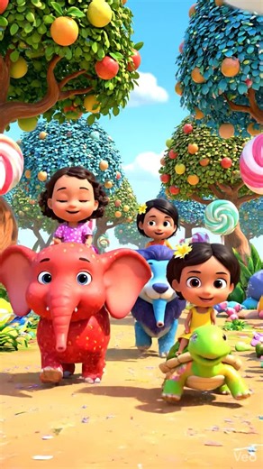 3D Kids Cartoon Adventures: Fun AI Animation