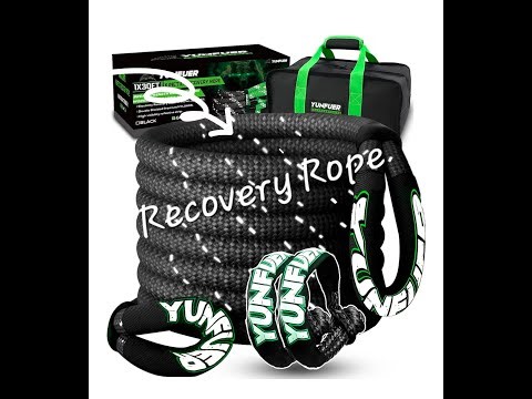 Heavy-Duty Kinetic Recovery Rope Kit – 48,600lbs, 1in x 30ft