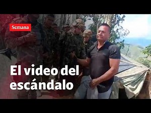 Exclusive: The scandalous video of soldiers releasing an alleged cocaine trafficker in Cauca
