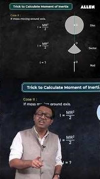 Moment of Inertia TRICK 😱 | Axis Change but Value Same? | Physics Hack ⚡