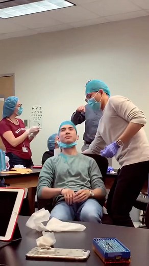 Optometry school shenanigans 👀#coronavirus #itscoronatime #optometry