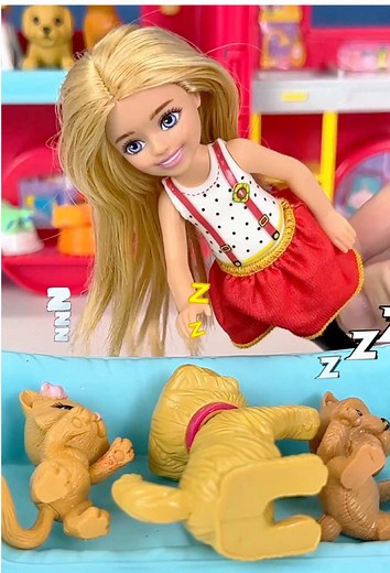 Barbie and Friends: Caring for Forest Kittens and Puppies
