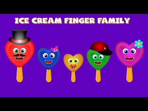 Ice Cream Finger Family Songs||finger family collection