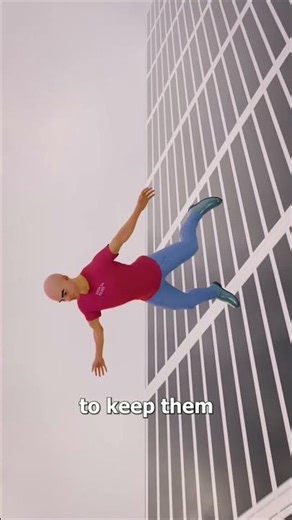 How to Survive a Fall From a Building 😱🏢 #shorts #amazingfacts