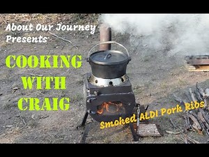 Cooking With Craig ep#2 | Smoked ALDI Pork Ribs | Pitboss Portable Smoker