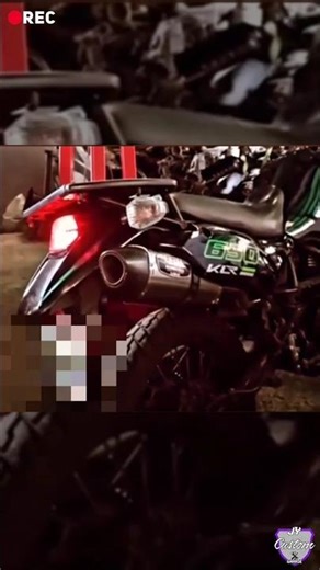 KAWASAKI KLR 650 SOUND 🤩🔥#klr650 #fullsystem #exhaustsound