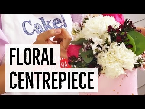 DIY Floral Bouquet Cake Topper food safe for cake