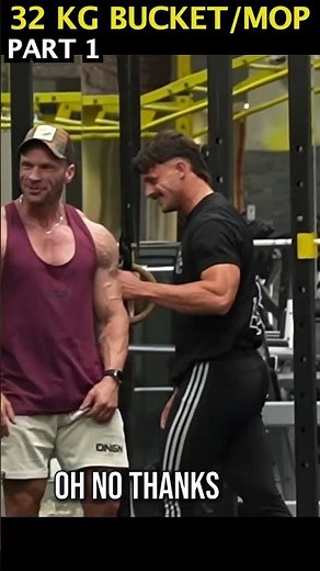 "Your Weight Isn’t Heavy" -ANATOLY Lifted It With ONE Hand, Then Gave Them a 32 KG Mop and Bucket №1