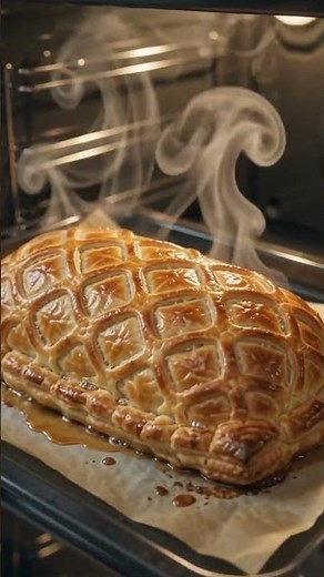 Perfect Beef Wellington 🥩✨ | Crispy Golden Crust & Juicy Tender Center!