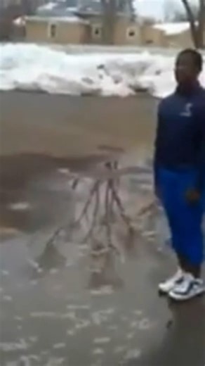 This Puddle Ruined His Day #shorts