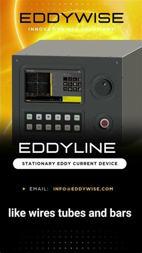 Automated Eddy Current Inspection System: EddyLine II #ndt #eddycurrent #tech #qc #AI #innovation