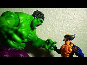HULK VS WOLVERINE STOP MOTION