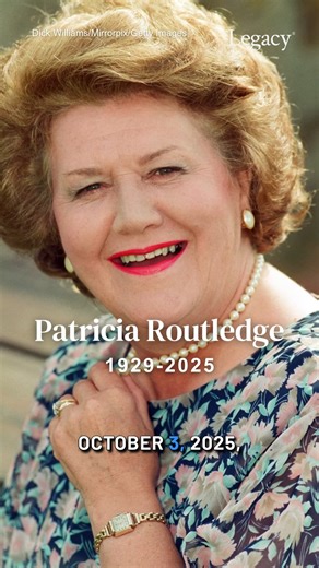 With her unforgettable voice and impeccable timing, Dame Patricia Routledge made millions laugh — and reminded us that comedy can be an art form. 💐 From the elegance (and chaos) of Hyacinth “It’s Bouquet!” Bucket to the quiet strength of Hetty Wainthropp, she brought to life some of Britain’s most beloved characters. Her talent spanned generations, her charm never faded, and her legacy will endure for years to come. Visit Legacy.com to read her obituary and share a memory in her guest book. | L