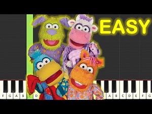 La La Lullaby Pajanimals Piano Tutorial