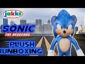 Jakks Pacific Talking Movie Sonic Plush Unboxing
